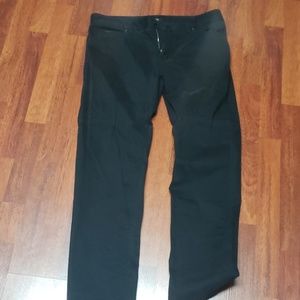Hugo boss slim straight black pants